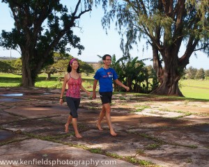 I spend as much time barefoot as possible, often taking leisurely walks with my wife, Jessica.